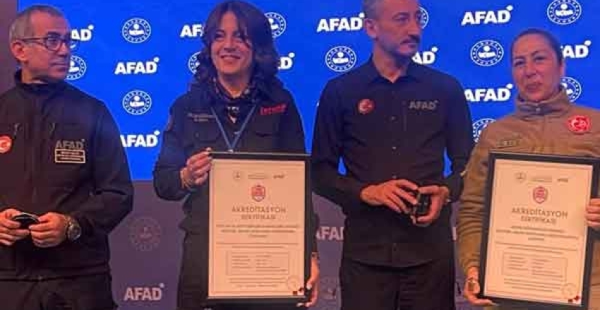 Akreditasyon Sertifikamızı aldık.